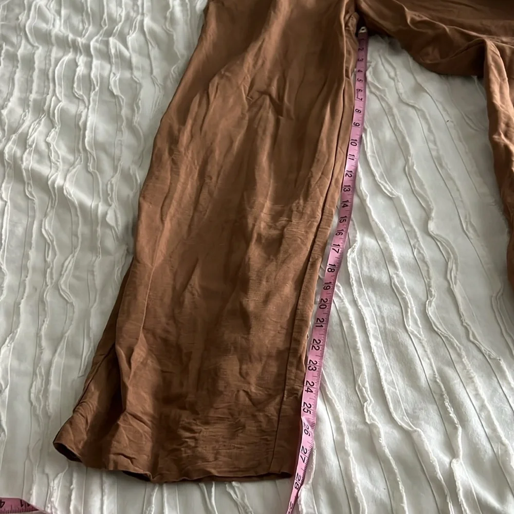 H&M Linen Blend Trousers